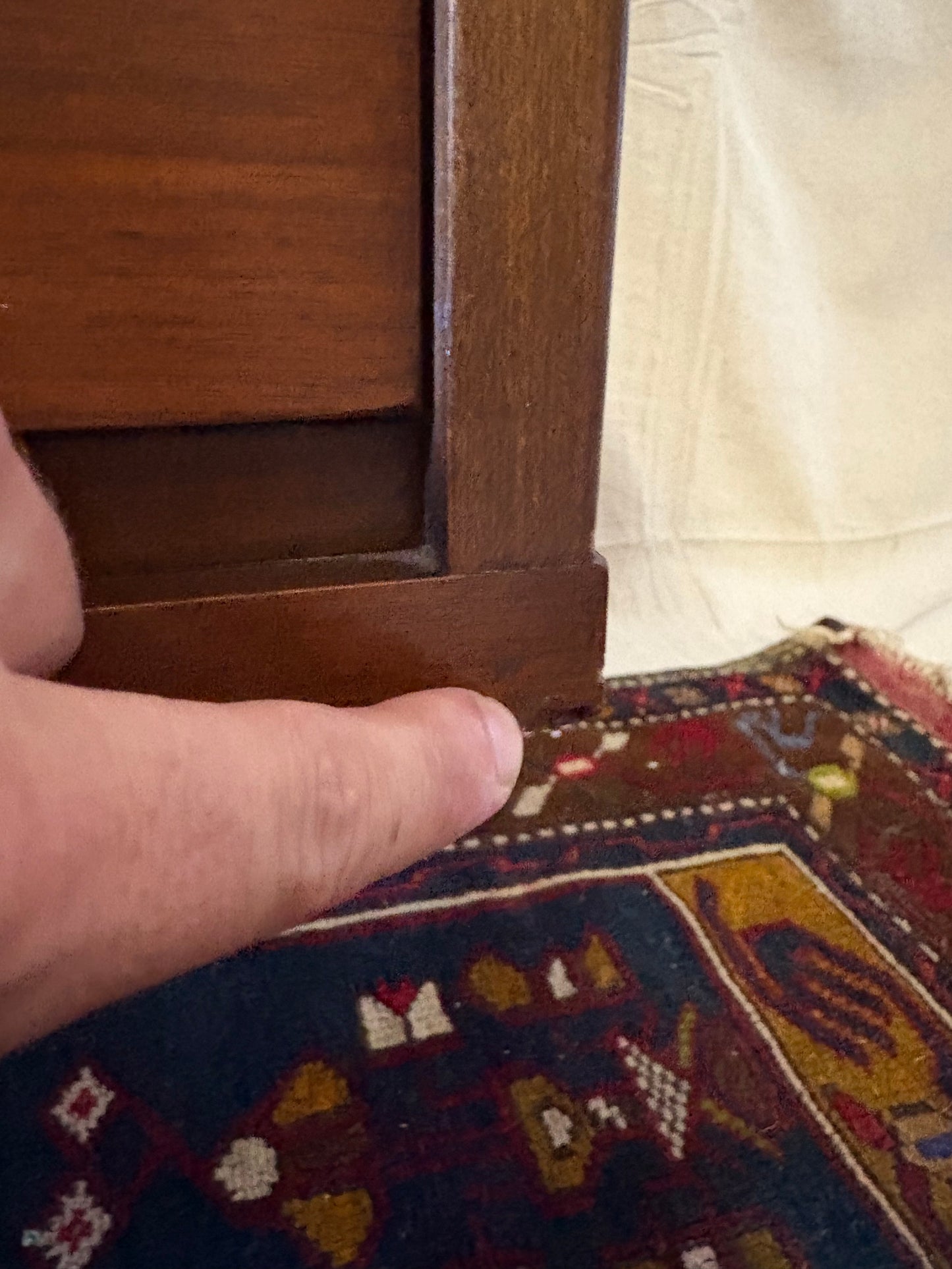 MCM Brass-Pull Double Dresser