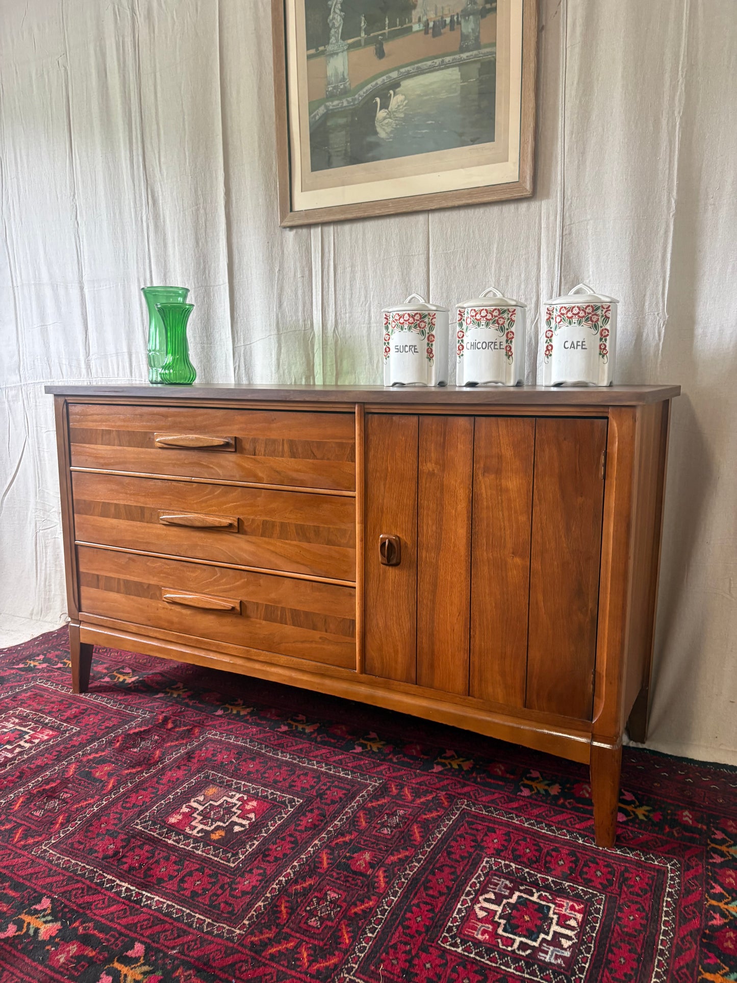 Midcentury Walnut Sideboard