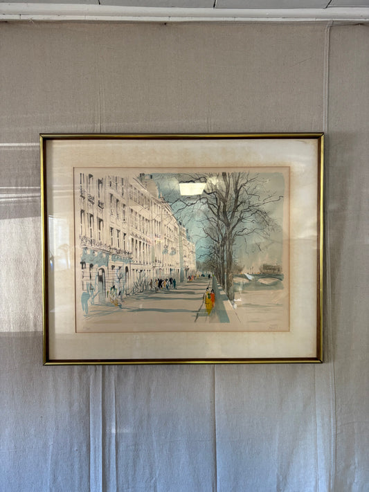 “Quai d’Orléans” Signed Print