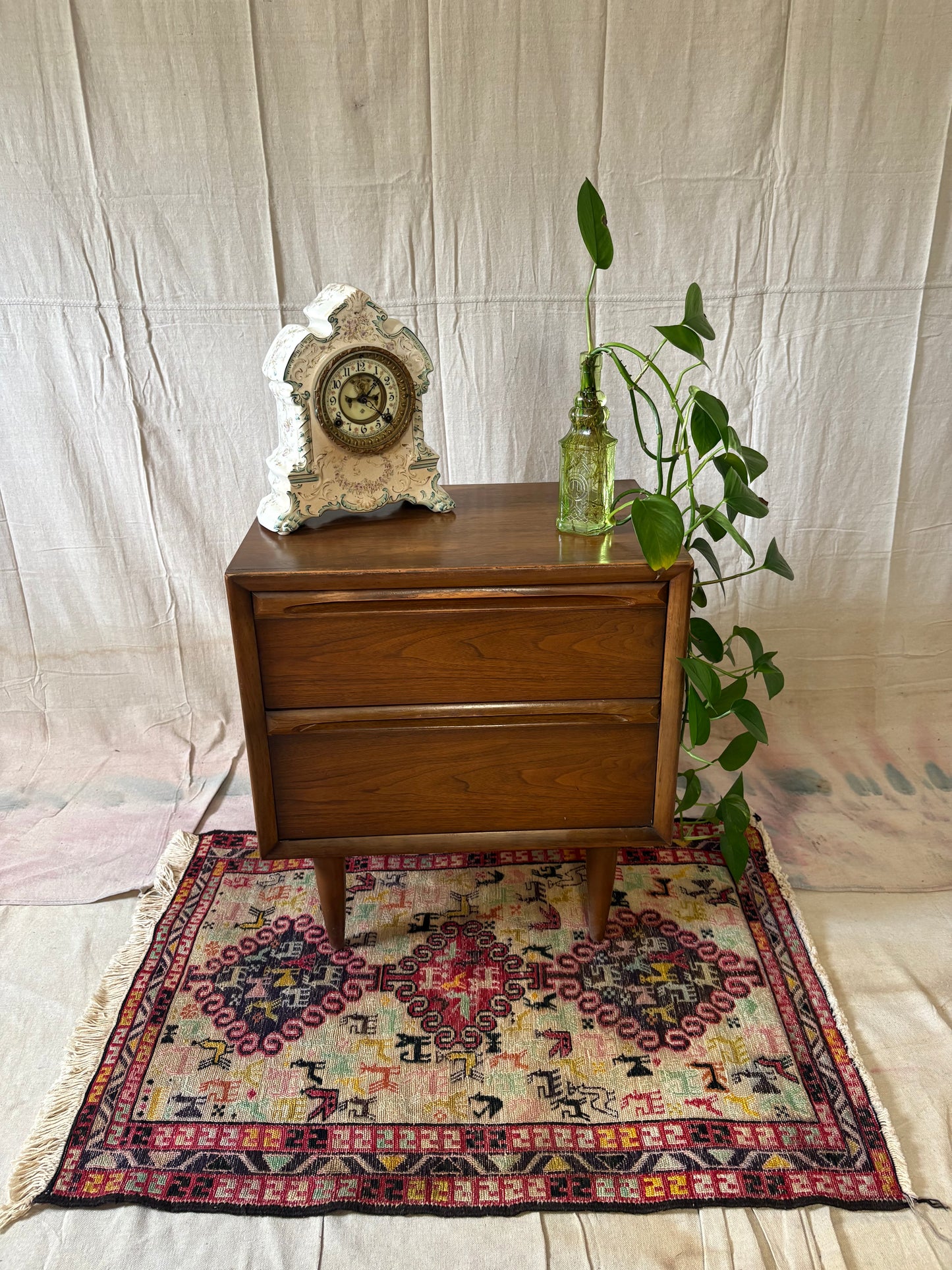 MCM Walnut Nightstand