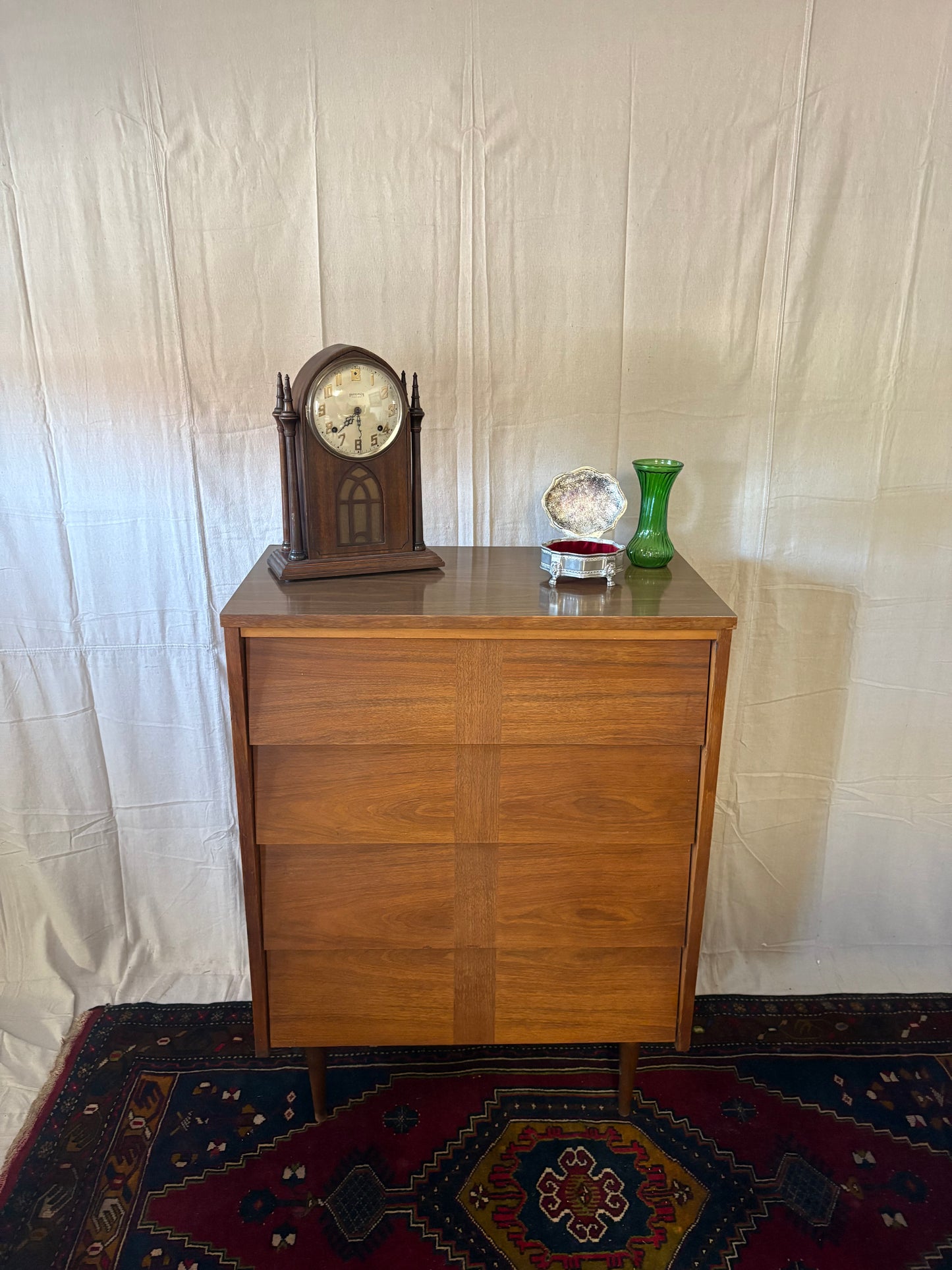 Louver-Front Tall Chest