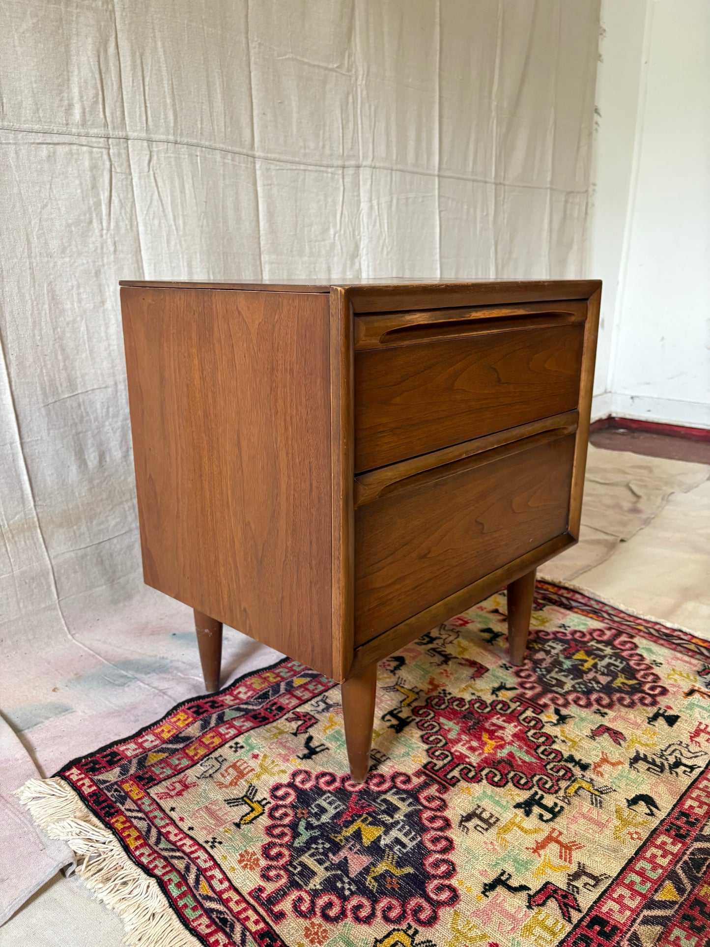 MCM Walnut Nightstand