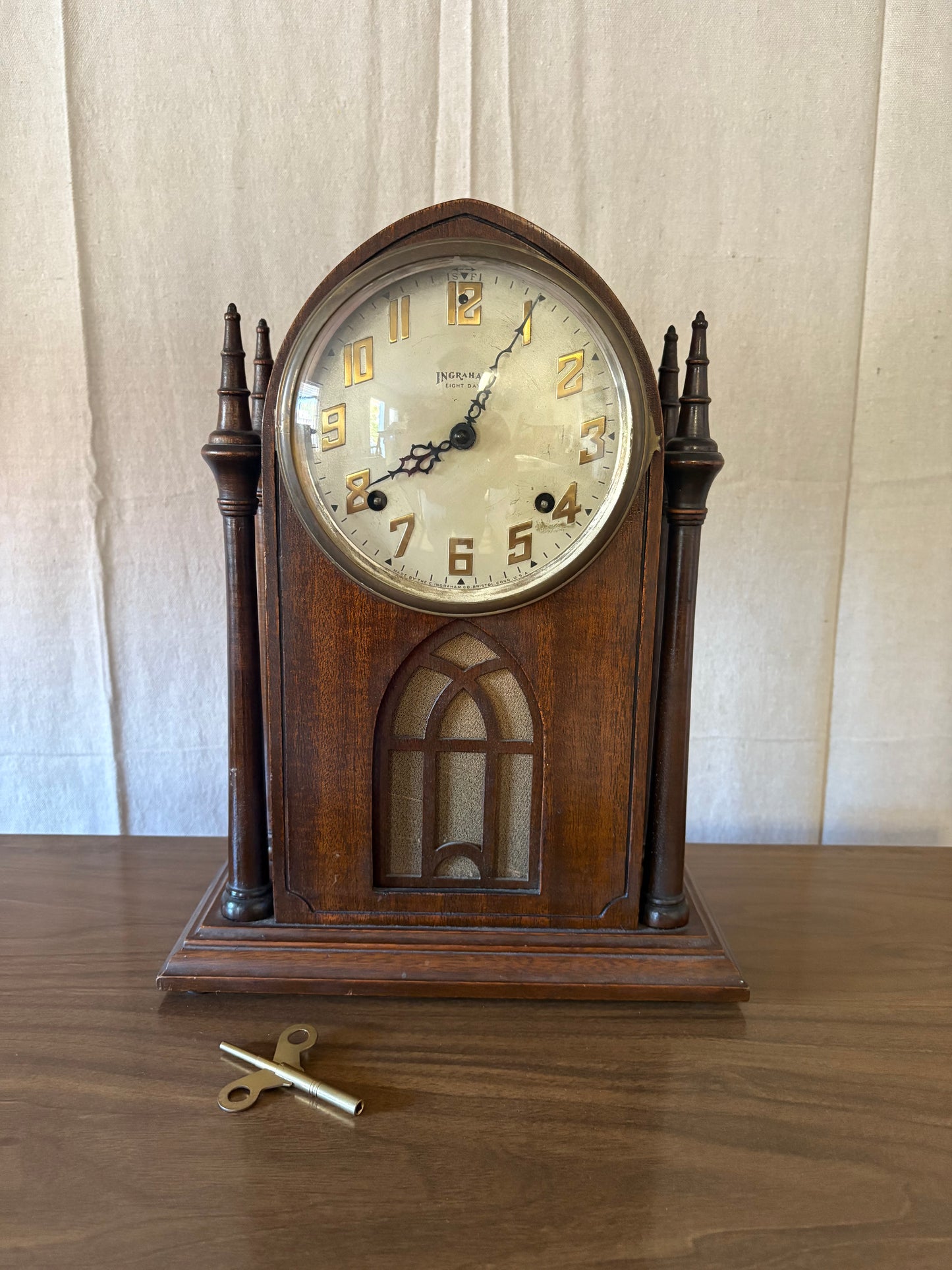 Ingraham 8-Day Mantle Clock
