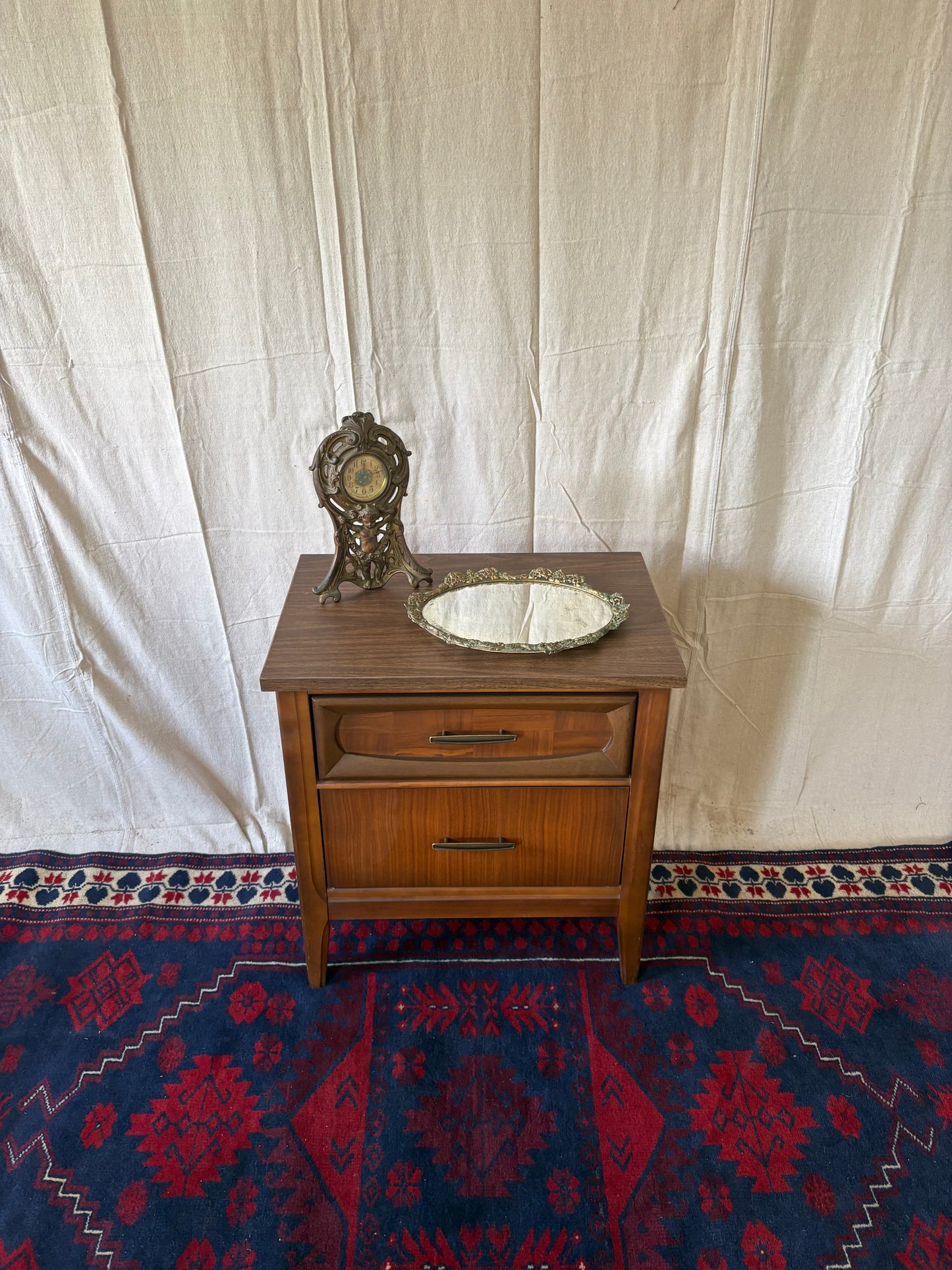 Midcentury Walnut Nightstand