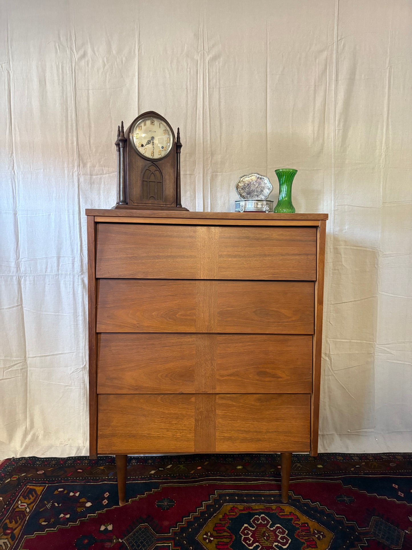 Louver-Front Tall Chest